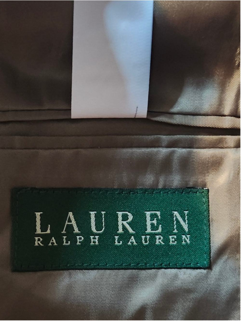 Men's Lauren Ralph Lauren Sport Coat 50R Brown Black Houndstooth Blazer - Picture 4 of 6